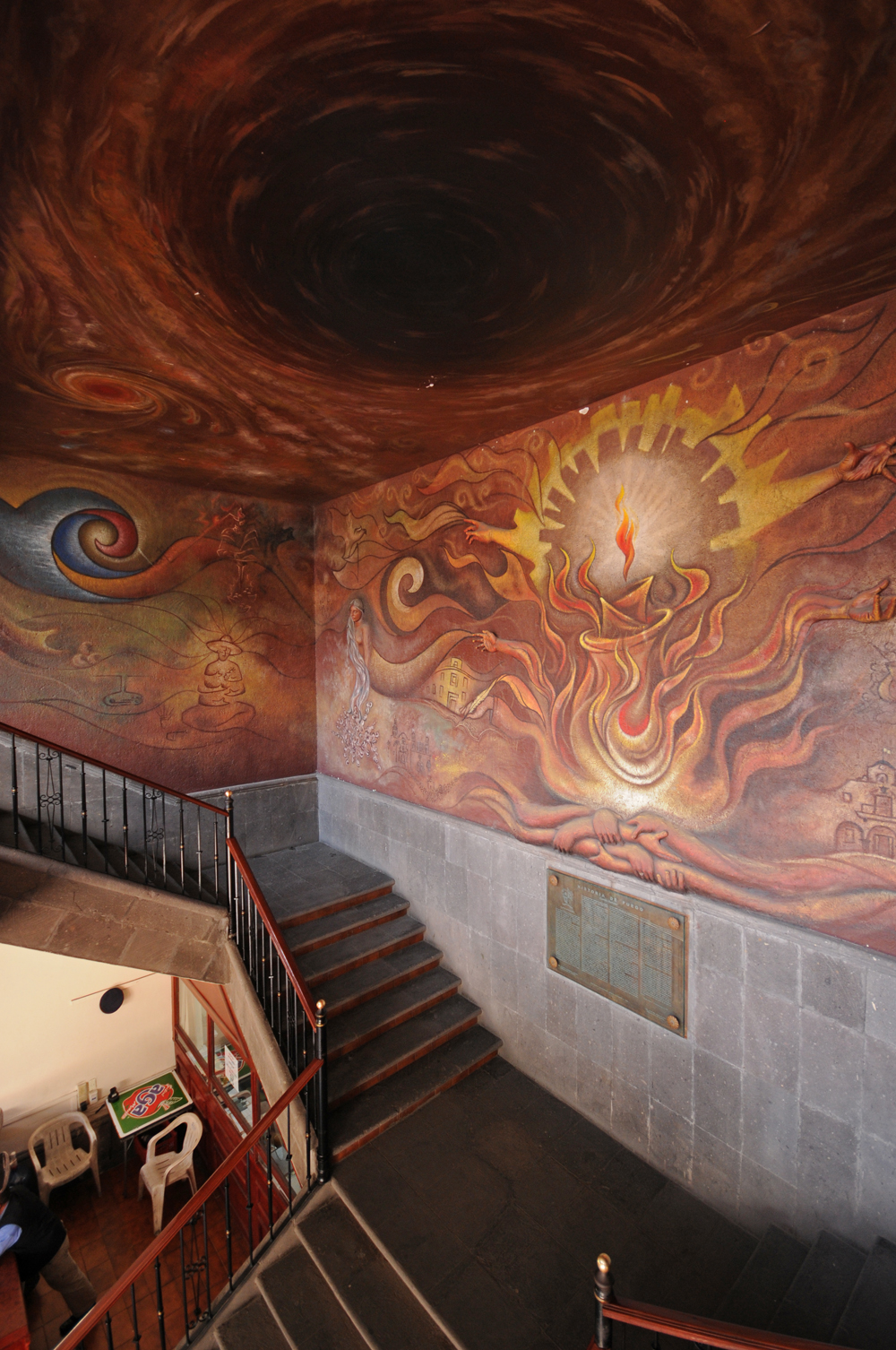 Mural historia de fuego